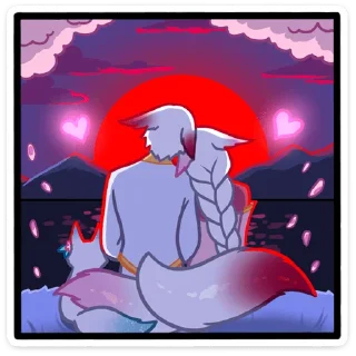 Sticker Мари и Хидэ (@TgSticker) - 7