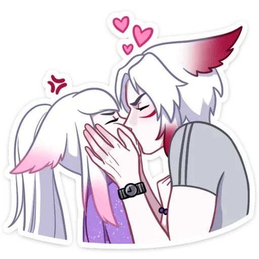 Стикер mariihidemedoviimesyats_906_by_anime4_robot - 1