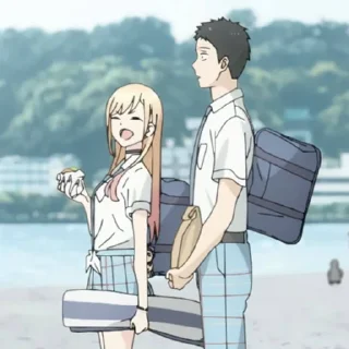 Sticker marin low quality @stickerspackanime - 1