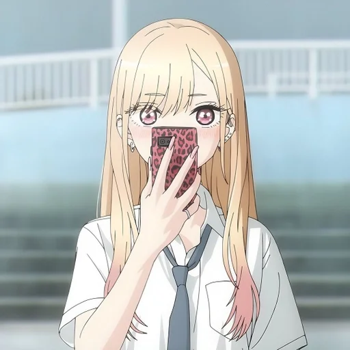 anime cartoon human face