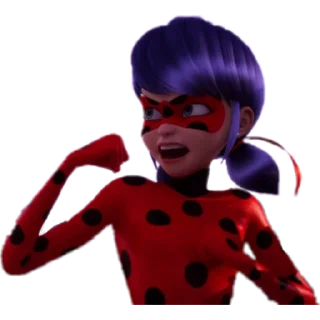 Стикер Стикерпак №2 @Miraculous_Marix Ледибаг и Супер кот - 3