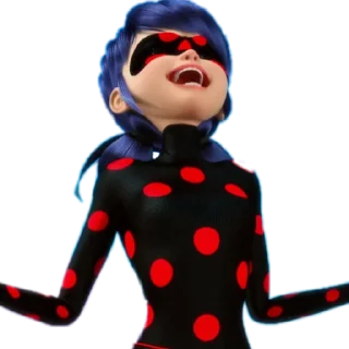 Стикер Стикерпак №2 @Miraculous_Marix Ледибаг и Супер кот - 9