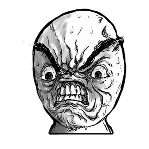 эскиз рисование череп