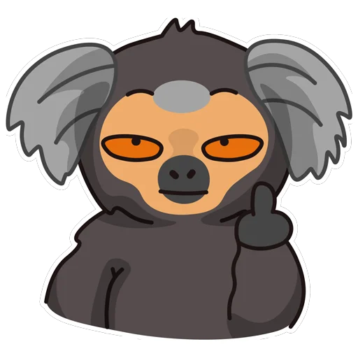Sticker marmosetka - 1
