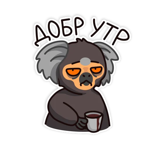 Sticker marmosetka - 1