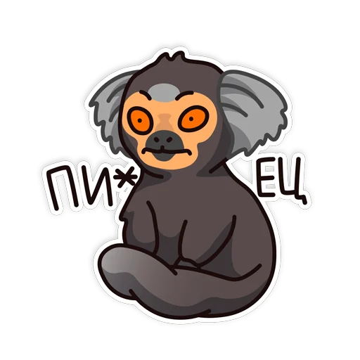 Sticker marmosetka - 1