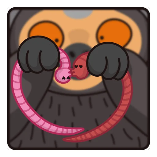 Sticker marmosetka - 1