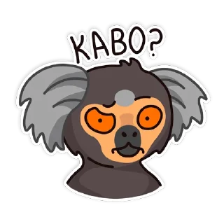 Стикер мармозеточка by @sony15che - 2