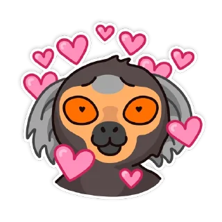 Стикер мармозеточка by @sony15che - 5