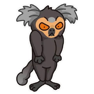 Стикер мармозеточка by @sony15che - 8