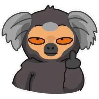 Стикер мармозеточка by @sony15che - 9