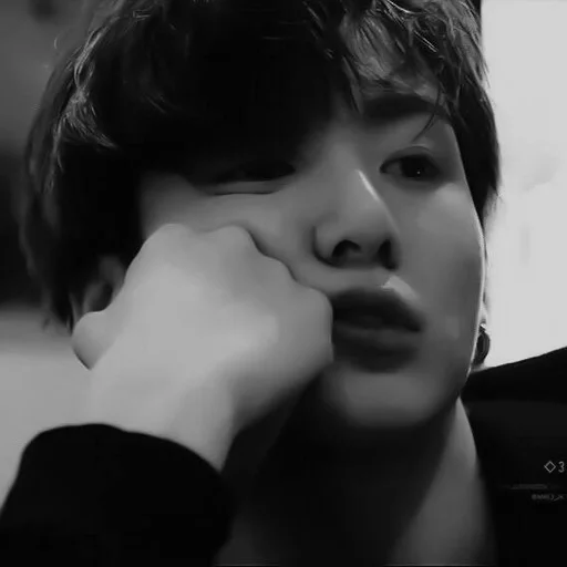 person human face black and white