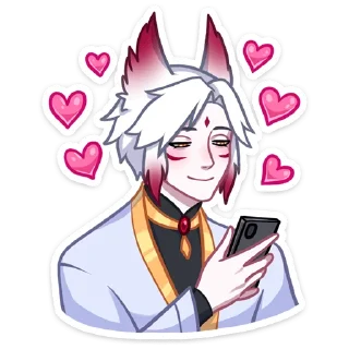 Стикер Мари и Хидэ :: @stickroom - 0