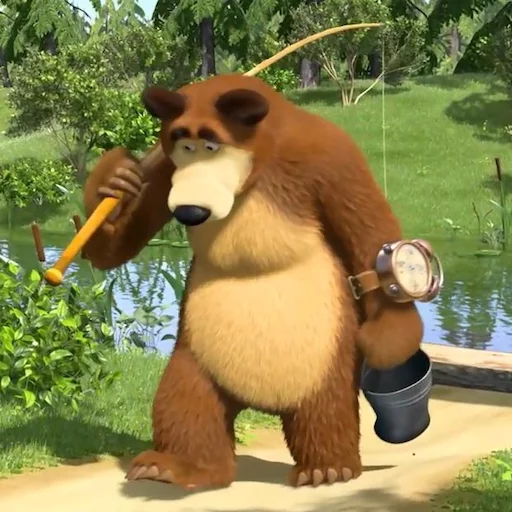 Sticker masha_and_the_bear - 1