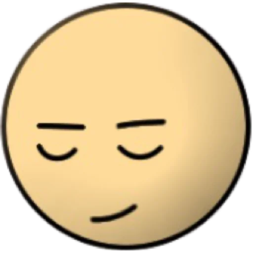 smile cartoon circle