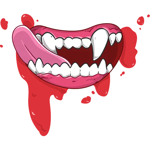 tooth cartoon fang