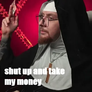 Стикер Святая Мать Доминия by @Ny_Ladno_blet - 4