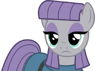 Стикер @mlpstickers Maud Pie - 3