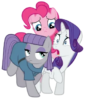 Стикер @mlpstickers Maud Pie - 1