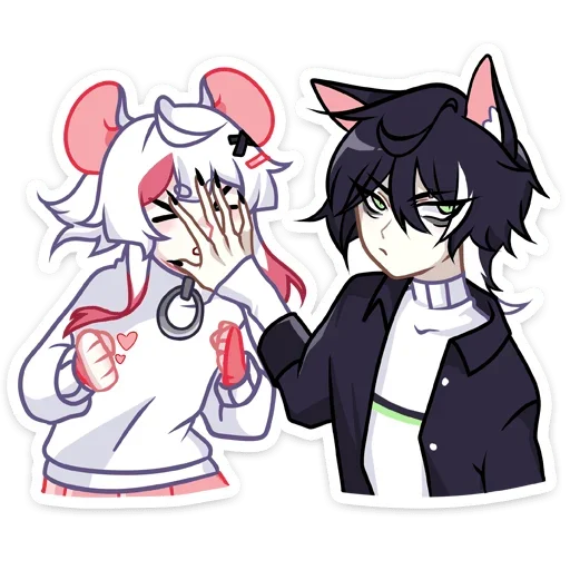 Стикер Мауси без надписей - 10