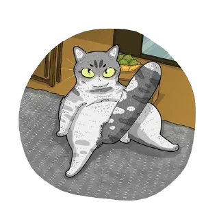 Стикер Cat^^ - 1