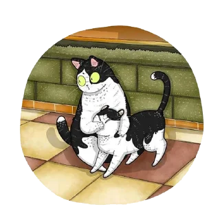 Стикер Cat^^ - 3