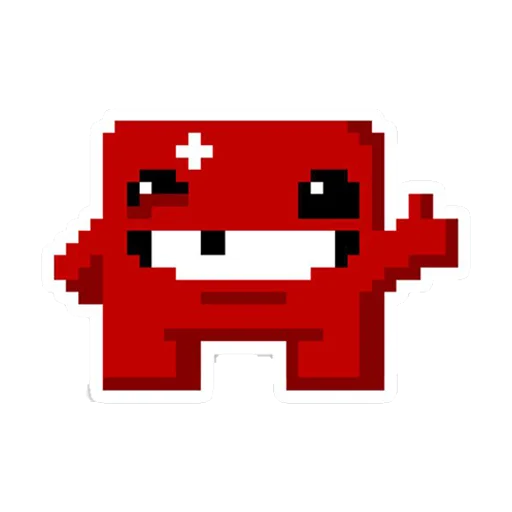 Стикер dima meat boy by lIl - 1