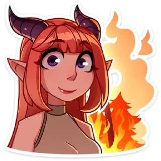 Sticker Медея без надписей @TgSticker - 1