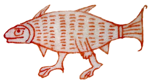 рыба рисование фигура животного