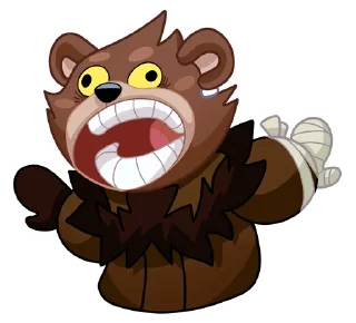 Стикер Медвежутка без надписей @TgSticker - 3