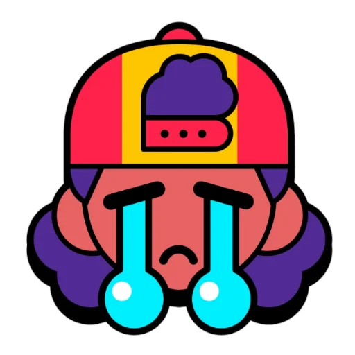 Стикер MEG BRAWL STARS PINS (by @nsunsetn) - 5