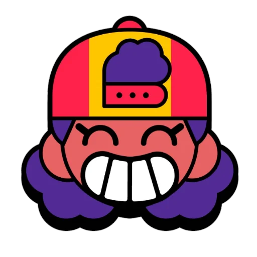 Стикер MEG BRAWL STARS PINS (by @nsunsetn) - 4