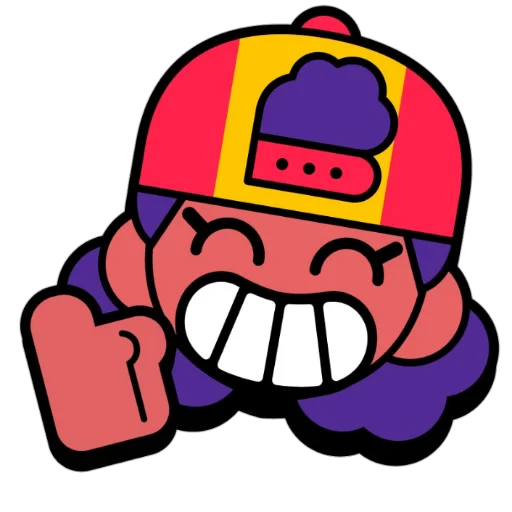 Стикер MEG BRAWL STARS PINS (by @nsunsetn) - 3