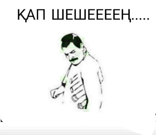 Sticker qazaqwa memder - 3