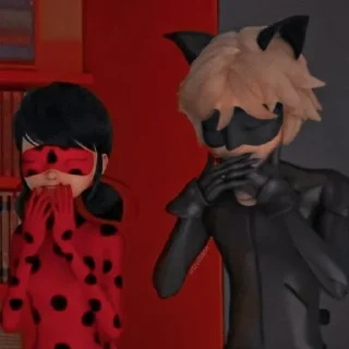 Sticker леди баг смешная - 5