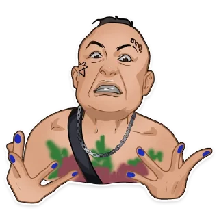 Sticker Мемные звёзды от @banochkitapochki - 6