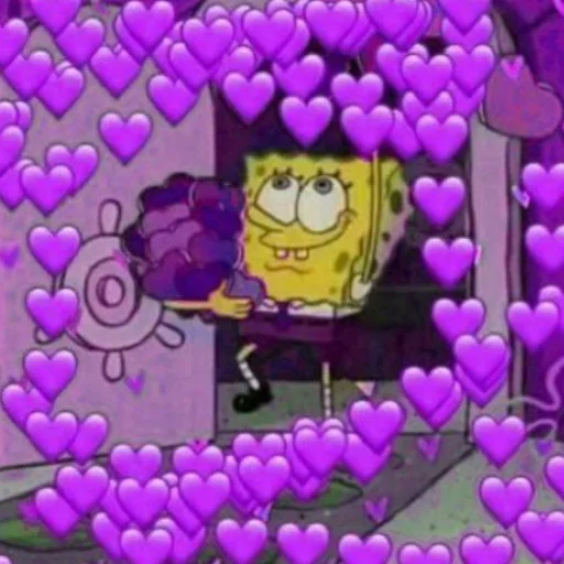 фиолетовый мультфильм лаванда