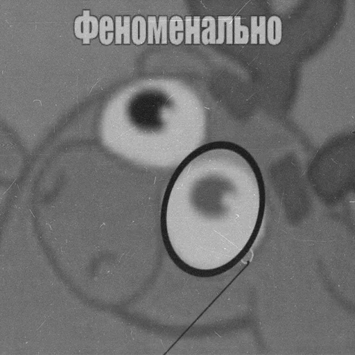 круг скриншот черно-белый