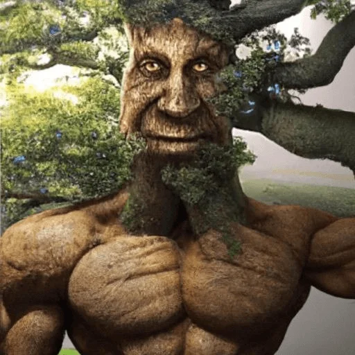 Стикер Мудрое мистическое дерево - 3