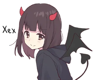 Sticker Сестричка Менхера 3 | @nemui_stickers - 1