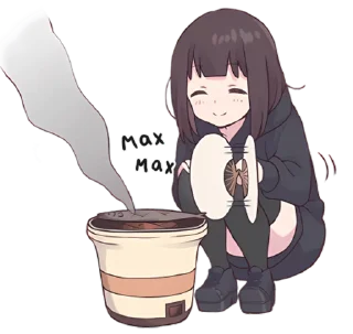 Sticker Сестричка Менхера 3 | @nemui_stickers - 9