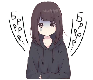 Sticker Сестричка Менхера 3 | @nemui_stickers - 8