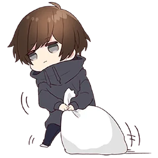 Sticker Менхера-кун 3 @nyasticks - 6