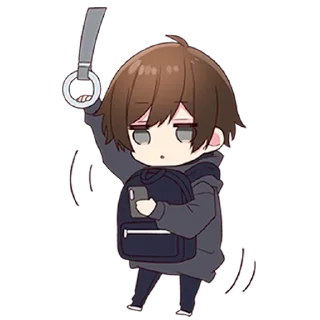 Sticker Менхера-кун 3 @nyasticks - 9