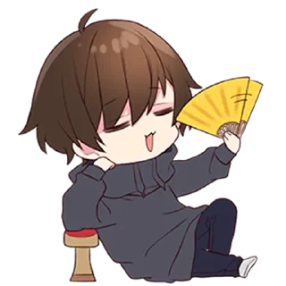 Sticker Менхера-кун 3 @nyasticks - 8