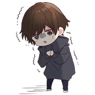 Sticker Менхера-кун 3 @nyasticks - 2