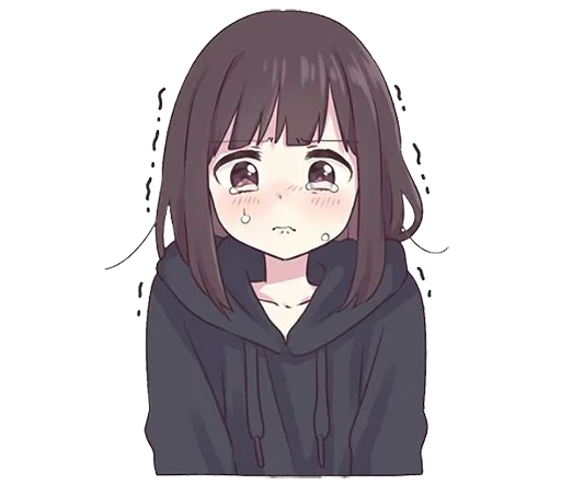 Стикер cuteanimegirl - 8