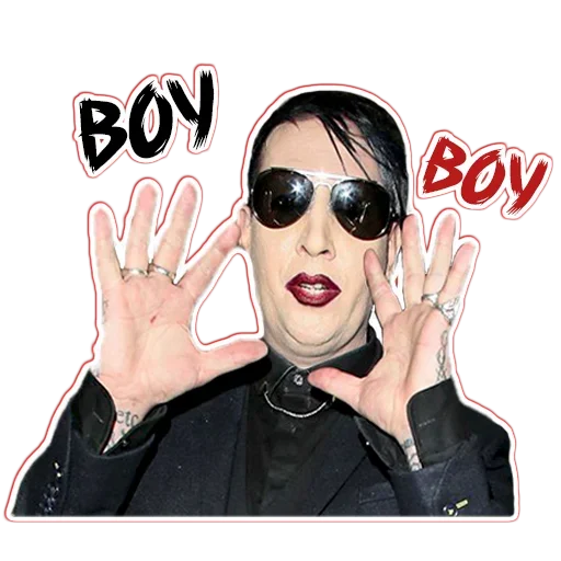 Стикер Мэнсон - 9