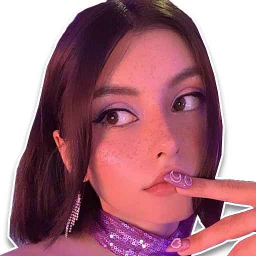 human face person lipstick