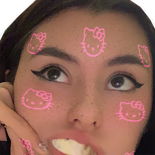 eyelash lipstick lip